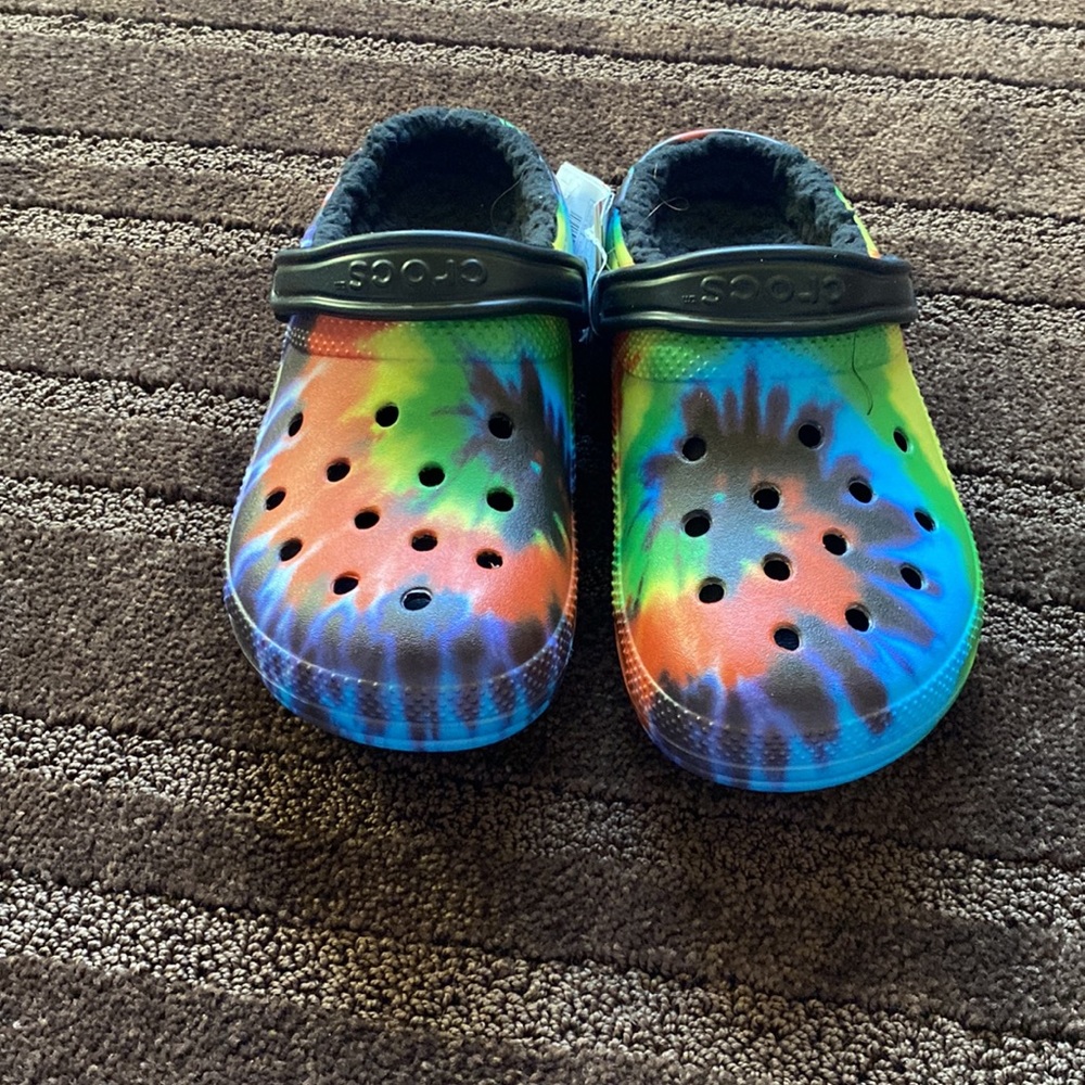 CROCS Multicolor Tie-Dye Women's Shoes